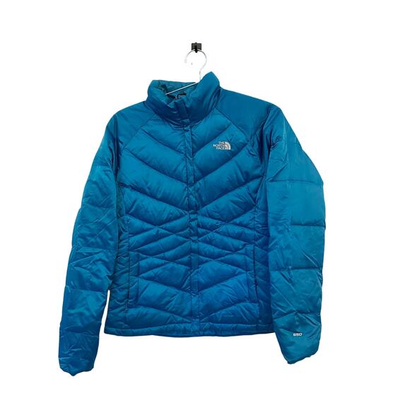 The North Face Aconcagua Women’s 550 Goose Down Puffer Jacket Blue Size L - Picture 1 of 10